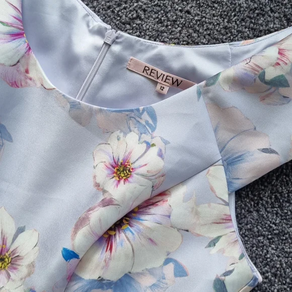 Review Mauve and pinked toned floral dress - Picture 4 of 7